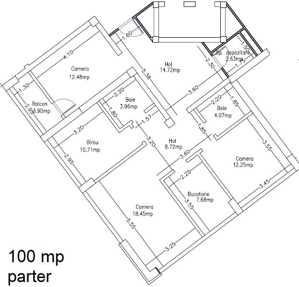 Militari, 2 camere, nemobilat, parter, 600 m metrou Pacii, pretabil firma